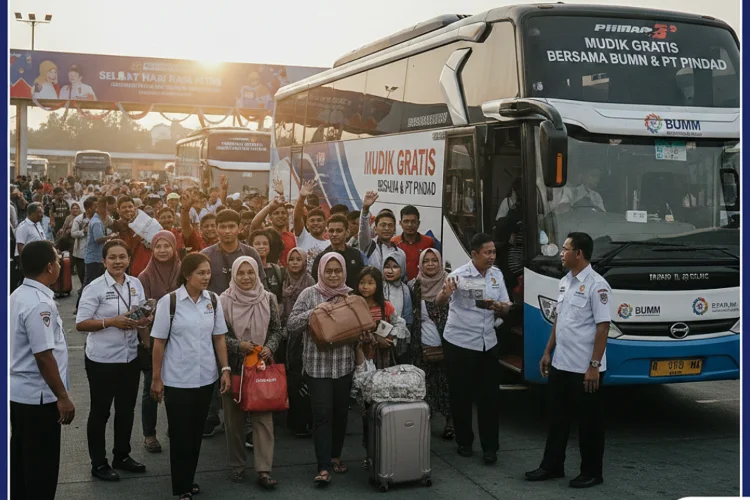 Ini Syarat dan Ketentuan Mudik Gratis 2026 Bersama PT Pindad dan BUMN