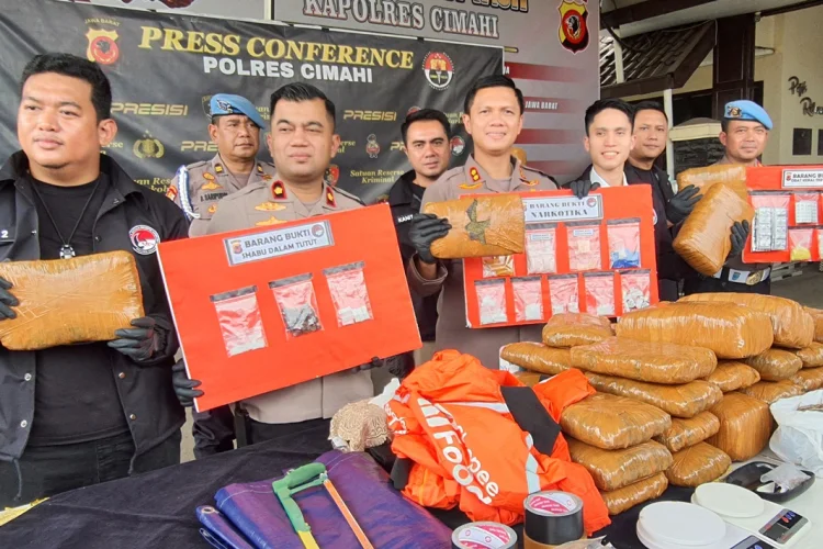 Sebelum Ramadan, Polres Cimahi Ungkap 54 Kasus Peredaran Narkoba Senilai Rp1,5 M