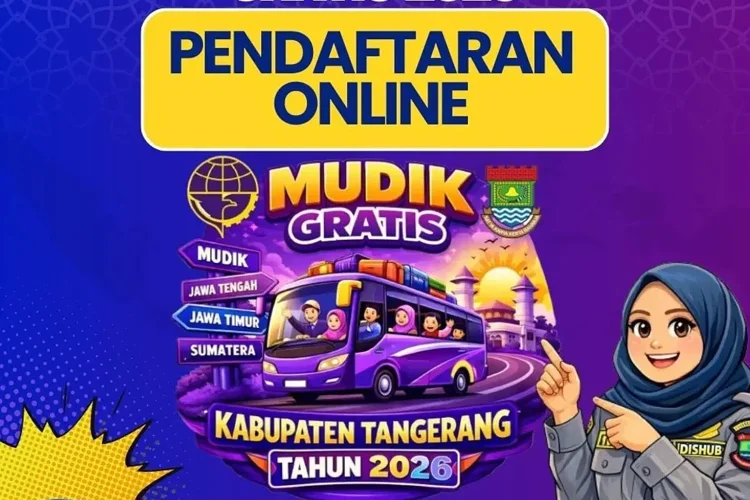 Mudik Gratis 2026 Kabupaten Tangerang Dibuka Hari Ini, Berikut Alur Pendaftarannya