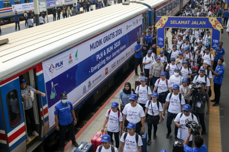 Berikut Jadwal Keberangaktan dan Rute Tujuan Kereta Mudik Gratis 2026 PLN dan BUMN