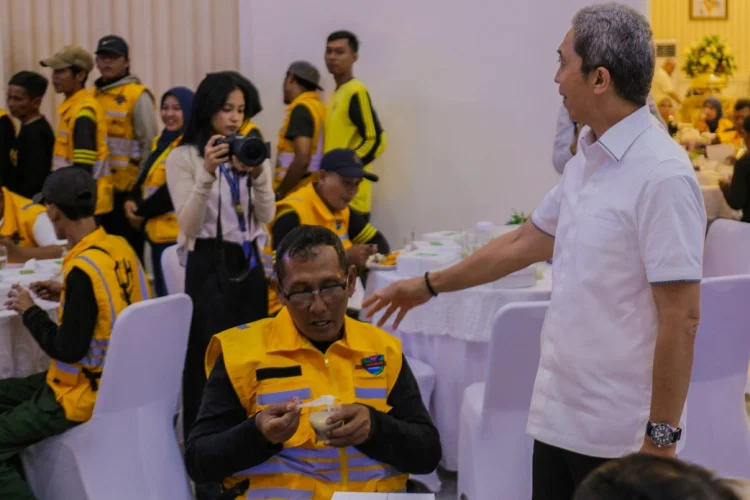 Ratusan Pasukan Kuning Bangga Dijamu di Gedung Utama Balai Kota Bogor
