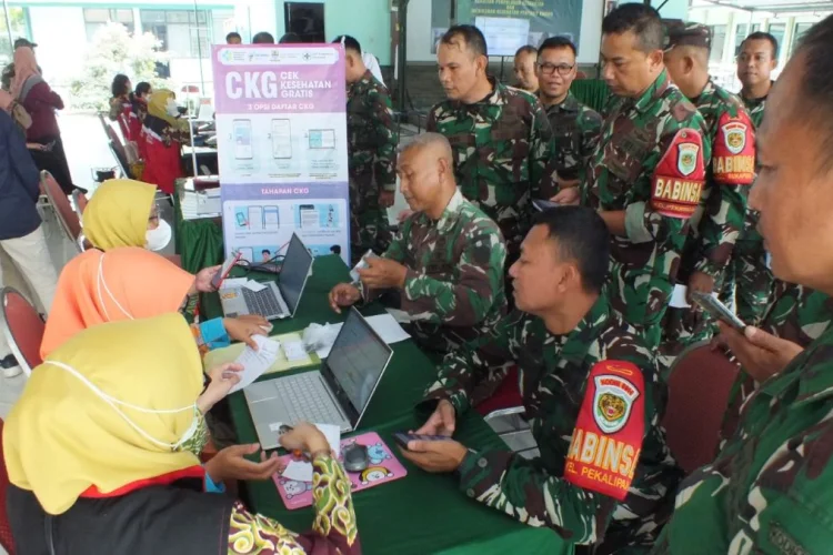 Korem 063/SGJ Gelar Pemeriksaan Penyakit Kronis bagi Prajurit dan PNS
