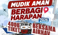 Mudik Gratis 2026 AirNav Indonesia Dibuka, Berikut Rute Tujuan dan Arus Balik