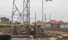 Tower Protelindo Disegel Satpol PP Kabupaten Cirebon, Diduga Belum Kantongi Izin