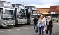 FOTO: Terminal Cicaheum Siapkan 165 Unit Armada Bus untuk Lebaran 2026