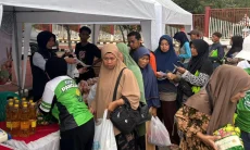 GPM Serentak Polres Bogor, Masyarakat Dapatkan Bapokting  dengan Harga Murah