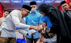 Pemkot Bogor Santuni 250 Anak Yatim dan Disabilitas dengan Paket Lebaran
