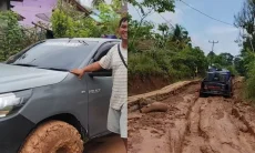 Jalan Rusak Kalbar Viral, Warga Minta Dedi Mulyadi Turun Tangan