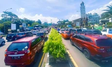 Puncak Arus Balik dari Cianjur dan Sukabumi Bikin Jalan Tajur Padat Selasa Malam