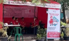 Posko Kesehatan di Alun-Alun Cimahi Layani Pemudik saat Arus Balik Lebaran
