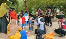 Antisipasi Tindak Kejahatan, Polwan Polrestabes Bandung Berpatroli di Pusat Keramaian