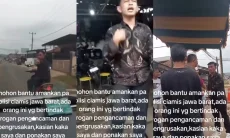Emosi Jalan Terhalang, Seorang Pemuda di Ciamis Rusak Mobil Rombongan Pemudik