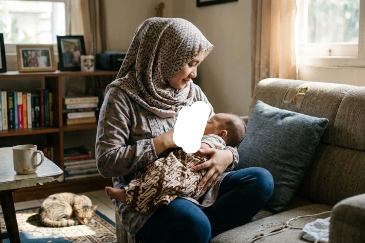 Tips Puasa Ramadhan Aman Bagi Ibu Menyusui, Pantau Tanda Kecukupan ASI pada Bayi