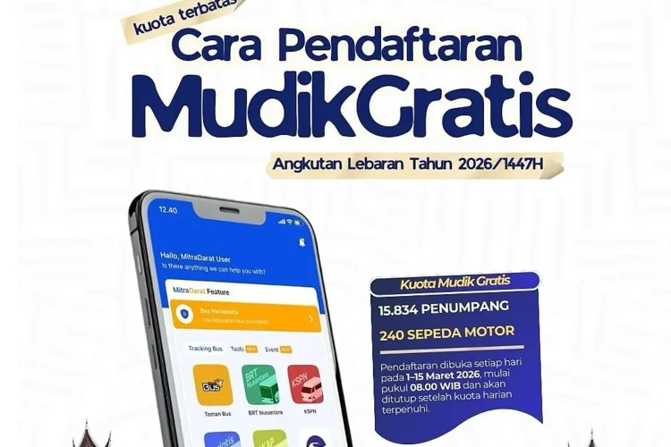 Begini Cara Daftar Mudik Gratis 2026 Bersama Ditjen Hubdat Secara Online