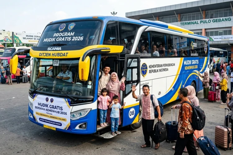 Pendaftaran Mudik Gratis 2026 Ditjet Hubdat Dibuka, Ini Rute Tujuan dan Arus Balik
