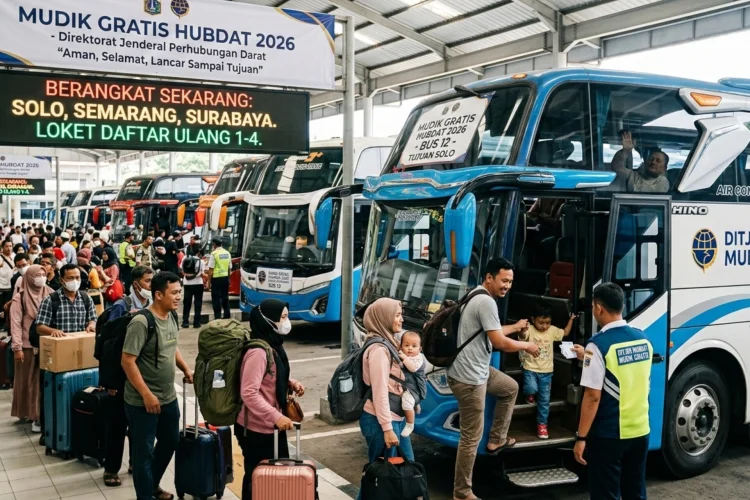 Berikut Informasi yang Perlu Diketahui Terkait Mudik Gratis 2026 Ditejan Hubdat