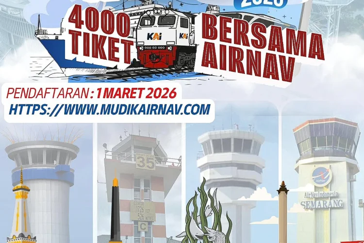 Berikut Rangkaian Kegiatan Mudik Gratis 2026 AirNav Indonesia Bersama BUMN