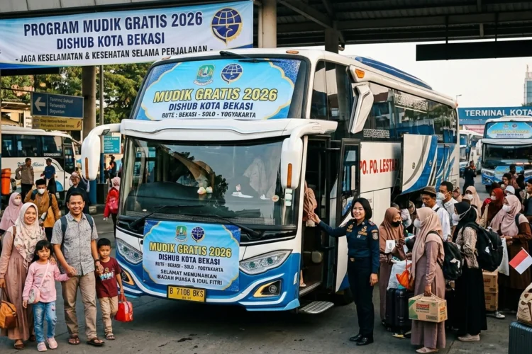 Pendaftaran Mudik Gratis 2026 Dishub Bekasi Dibuka, Ini Rute Tujuannya