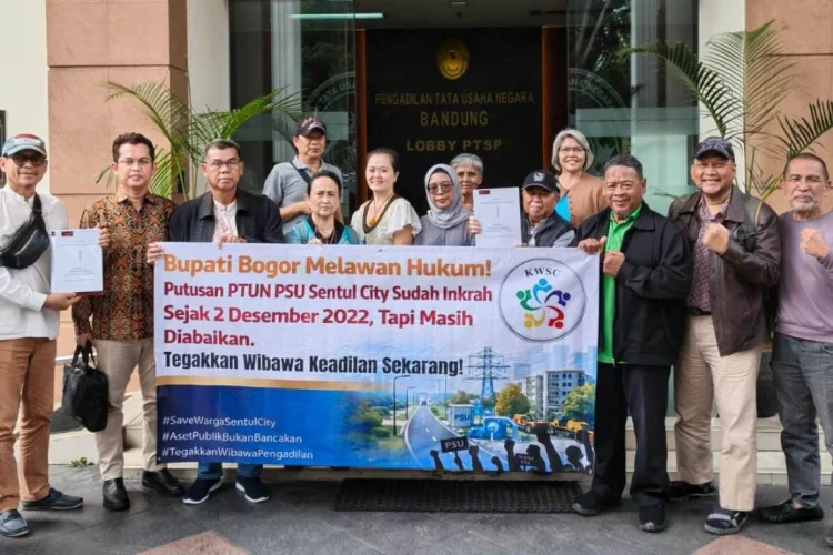 Panitera Muda PTUN Bandung Terima Permohonan Tindak Lanjut Eksekusi PSU Sentul City