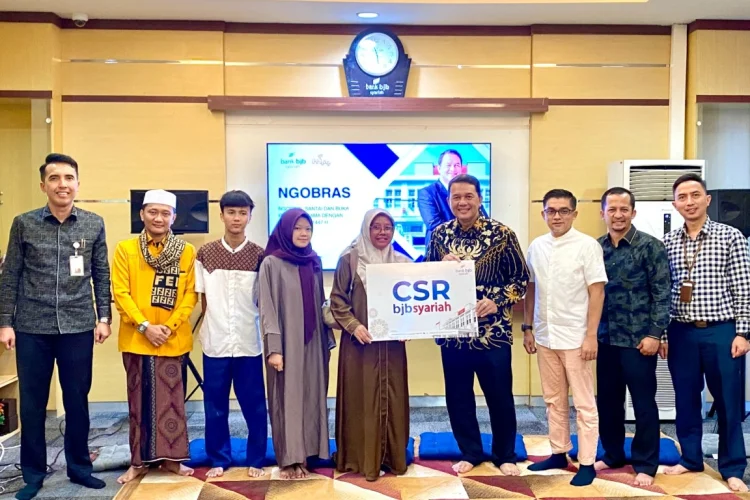 Tebar Kebahagiaan Ramadan, bank bjb syariah Santuni Anak Yatim & Perkuat Kebersamaan