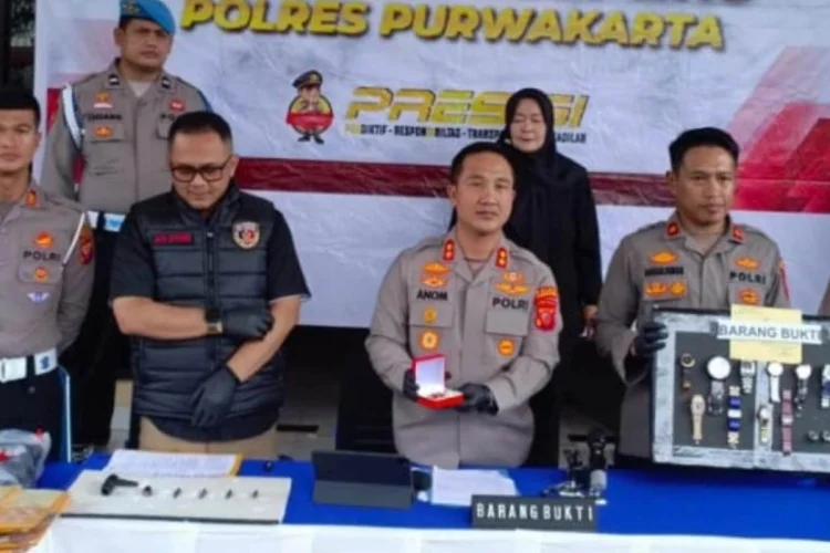 Polisi Ringkus Komplotan Pencuri Rumah Mewah di Purwakarta, Beraksi Pakai Mobil Lexus