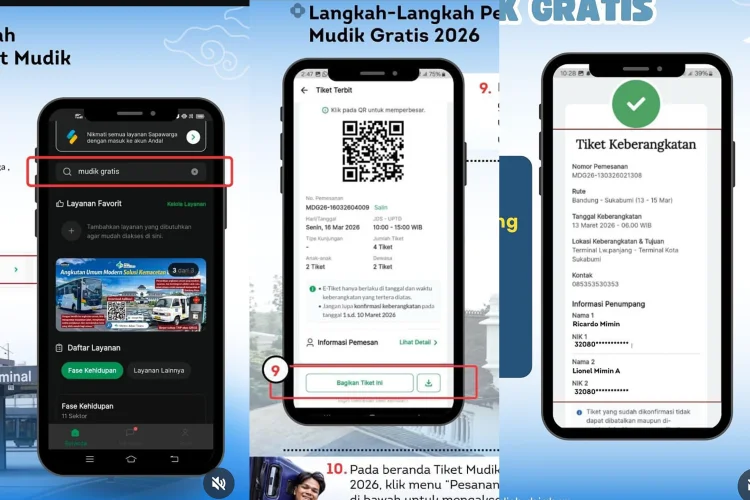 Pakai Aplikasi Sapawarga, Begini Cara Daftar Mudik Gratis 2026 Dishub Jabar Tahap 2