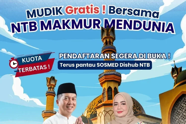 Dishub Provinsi NTB Buka Pendaftaran Mudik Gratis 2026, Ini Cara Daftarnya