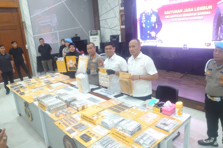 Polrestabes Bandung Ungkap 30 Kasus Narkoba Selama Ramadan, 39 Tersangka Diamankan