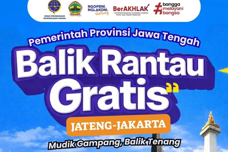 Pemprov Jateng Buka Pendaftaran Arus Balik Mudik Gratis 2026, Berikut Syaratnya