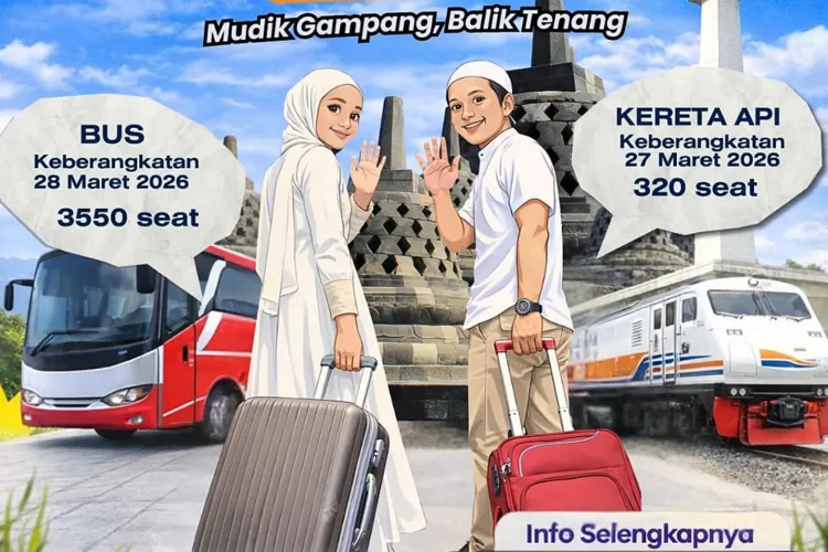 Ini Dokumen Wajib saat Pendaftaran Arus Balik Mudik Gratis 2026 Pempeov Jateng