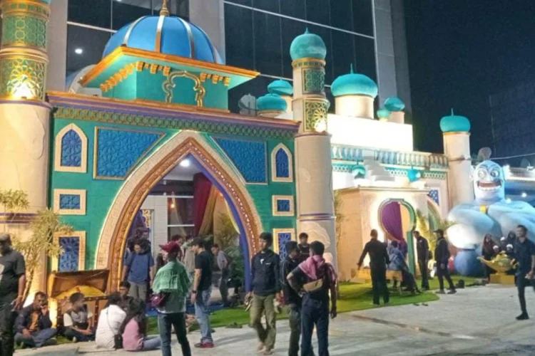 Pos Hoegeng, Gadog, Megamendung Dihiasi Fasad Kisah Legendaris Lampu Aladin