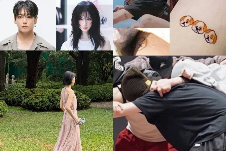 Jungkook BTS dan Winter aespa Dikabarkan Putus, Tato Anjing Dilengan Hilang