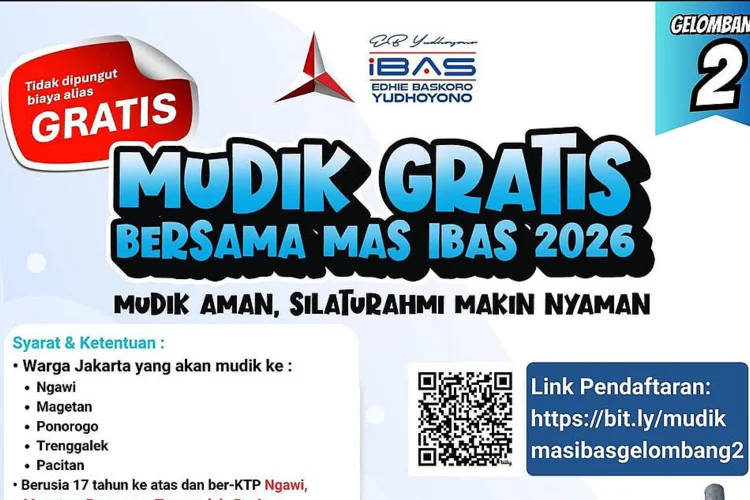 Edhie Baskoro Yudhoyono Buka Pendaftaran Mudik Gratis 2026 Gelombang 2