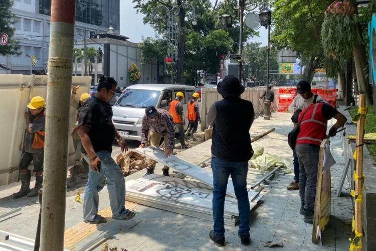 Idulfitri 2026, Pedestrian Kota Bandung Tetap Terbuka Meski Ada Proyek BRT