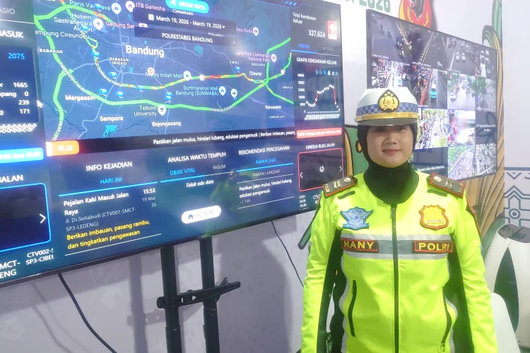Polisi di Bandung Gunakan AI CCTV Smart City Pantau Arus Mudik