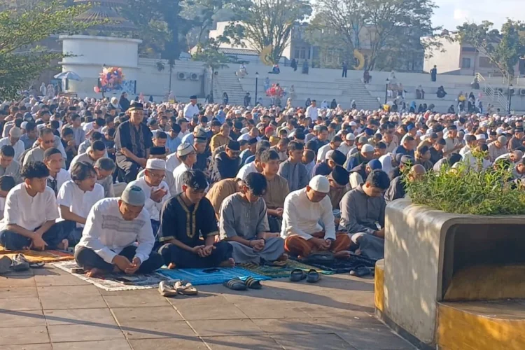 Salat Idulfitri Jemaah Muhammadiyah di Tasikmalaya, Pesan Persatuan Menggema