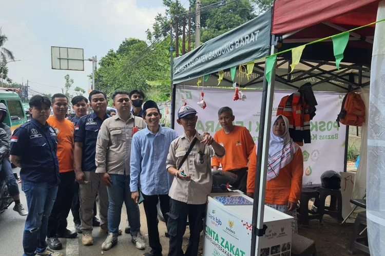 Layani Pemudik Lebaran, Baznas KBB Buka Posko Baru di Cimareme