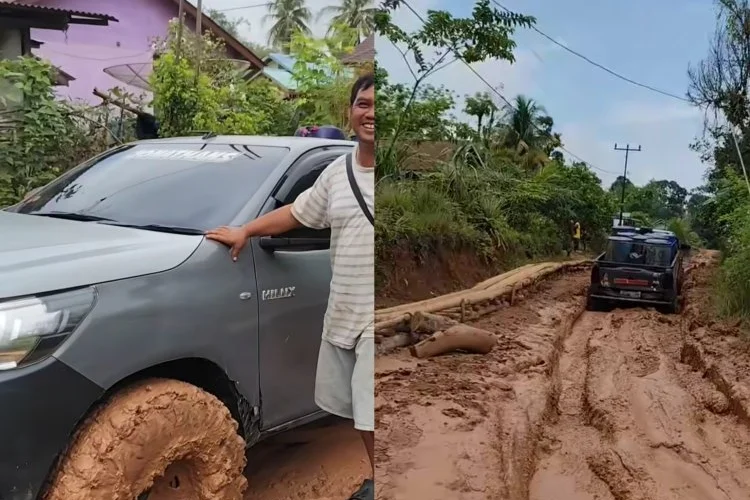 Jalan Rusak Kalbar Viral, Warga Minta Dedi Mulyadi Turun Tangan