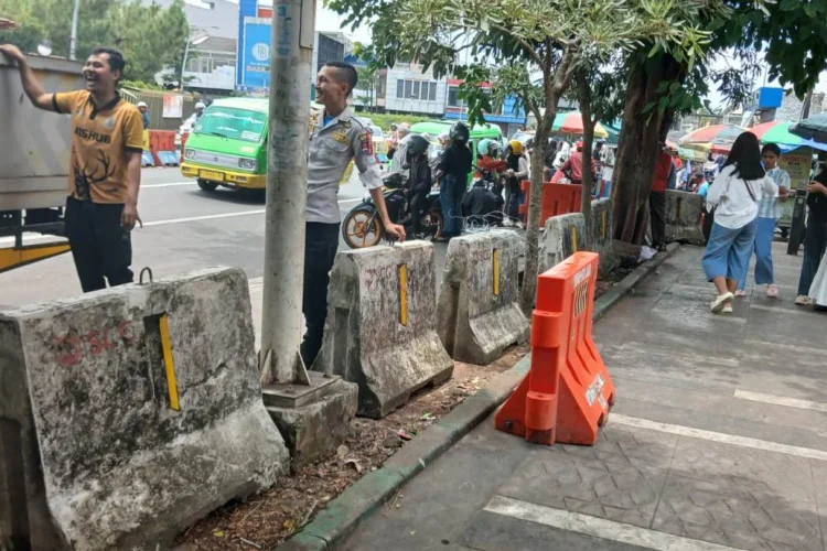 Tertibkan Parkir Liar di BTM, Dishub Kota Bogor Tutup Celah Pedestrian