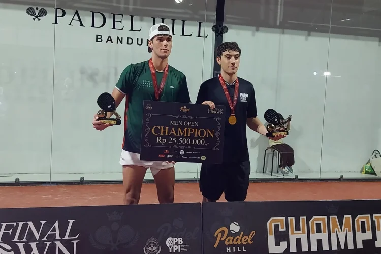 Dominasi Argentina di Dago, Josep dan Denis Rajai Padel Hill Series The Final Crown