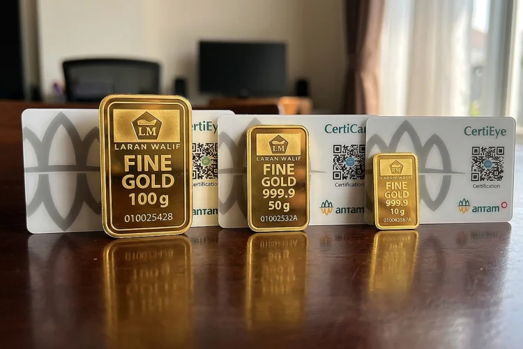Harga Emas Hari Ini 31 Maret Turun Rp10.000, Antam per Gram Rp2,827 Juta