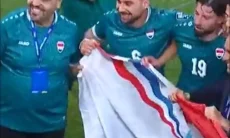 Frans Putros Ternyata Bawa Bendera Ini Saat Rayakan Irak Lolos Piala Dunia 2026