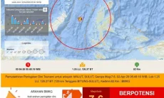 Gempa M 7,6 di Sulut Picu Tsunami, Warga Diminta Jauhi Pantai