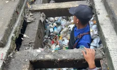 PUTR Kota Tasikmalaya Angkut 6 Kubik Sampah dari Sungai dan Saluran Drainase