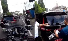 Kendaraan Dinas Pakai Pelat Putih Terjaring Razia di Jalur Puncak hingga Viral