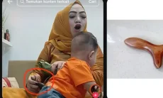 Terapi Bayi Viral Ternyata Gunakan Alat Kerokan Kayu, Warganet: Dewasa Saja Sakit!