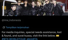 ARMY Indonesia Siapkan Duit Kalian! Promotor Konser BTS Kode War Tiket Sebentar lagi?
