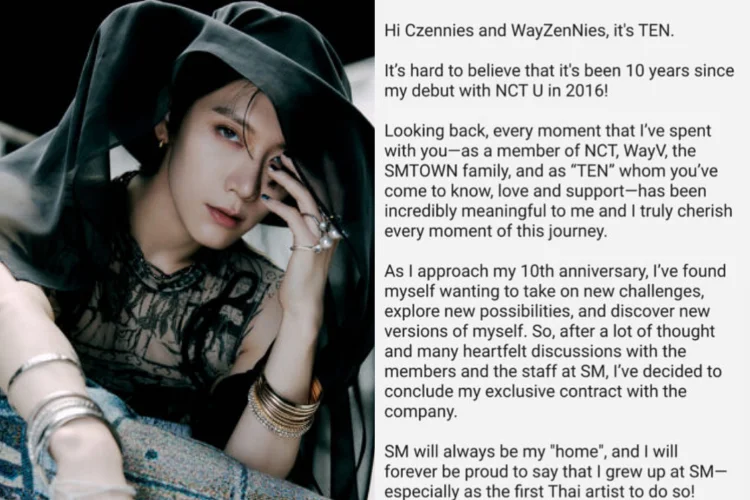 Umumkan Keluar dari SM Setelah 10 Tahun, Ten NCT: Ingin Menghadapi Tantangan Baru