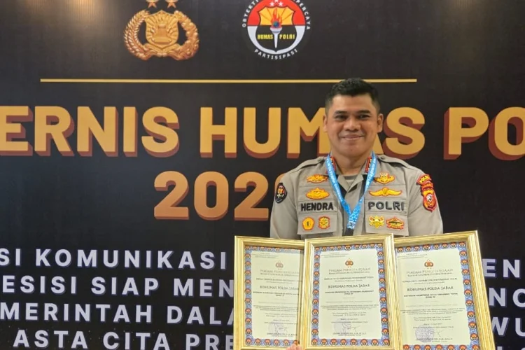 Polda Jabar Raih Juara 1 E-Learning Sertifikasi Kehumasan Rakernis Humas Polri