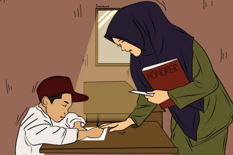 Gaji Ditahan Aturan, Ribuan Guru Honorer Jabar Mengajar Tanpa Bayaran Berbulan-bulan